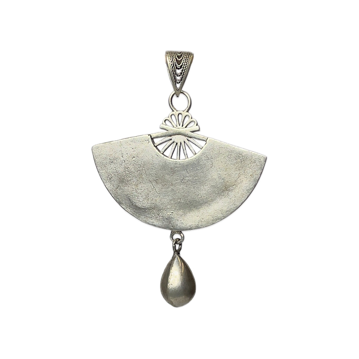 Miao Ethnic Hand-Embroidered, Geometric, Pendant/V19