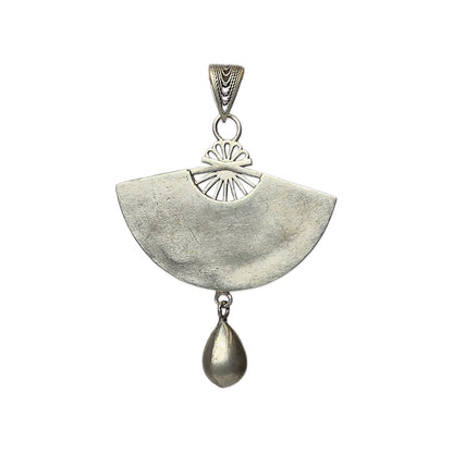 Miao Ethnic Hand-Embroidered, Geometric, Pendant/V19