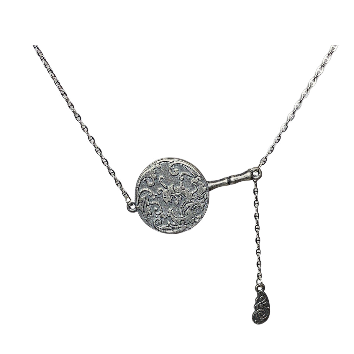 Miao Ethnic Hand-Embroidered, TuanShan for happiness, Pendant/O31