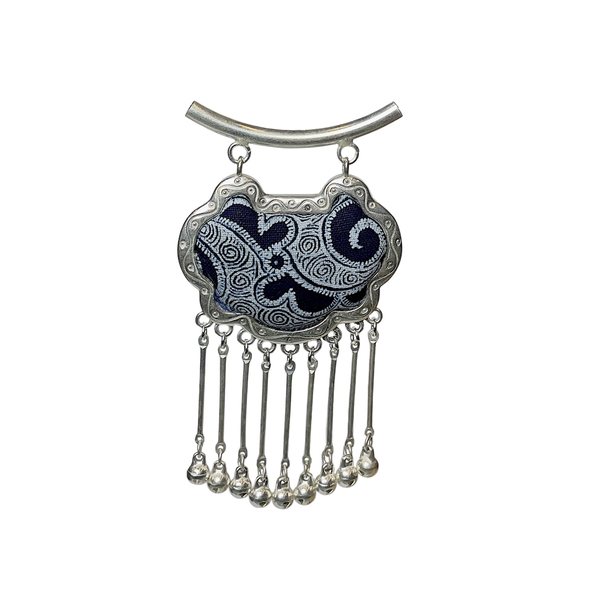 Miao Ethnic Hand-Embroidered, Long Life Lock for health, Pendant/Q33