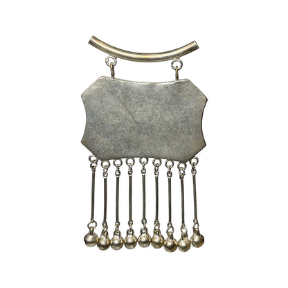 Miao Ethnic Hand-Embroidered, Geometric, Pendant/V36