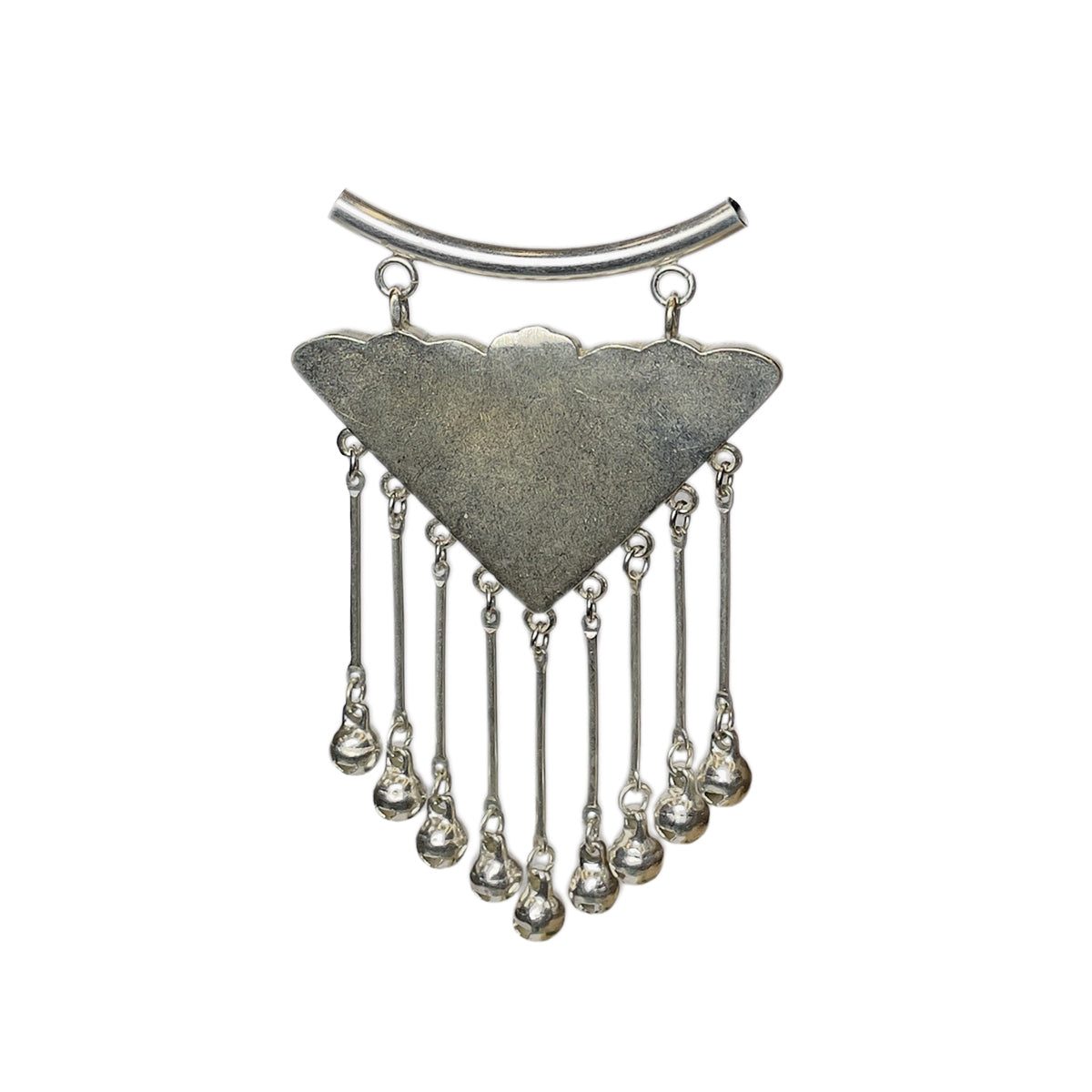Miao Ethnic Hand-Embroidered, Geometric, Pendant/V37
