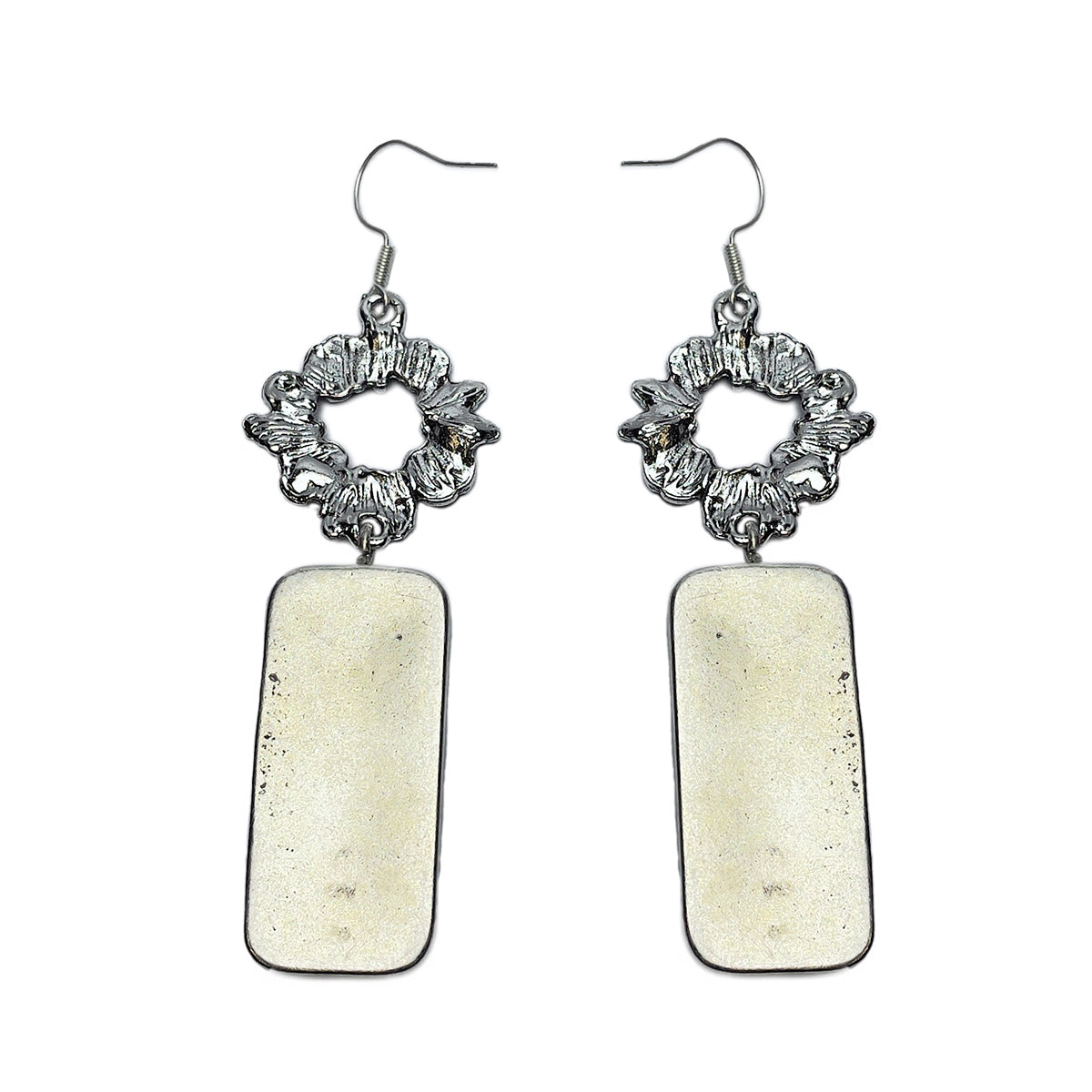 Miao Ethnic Hand-Embroidered,Plants for nuture ,Earrings/F13