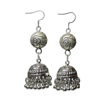 Miao Ethnic Hand-Embroidered,Bell for luck ,Earrings/H25