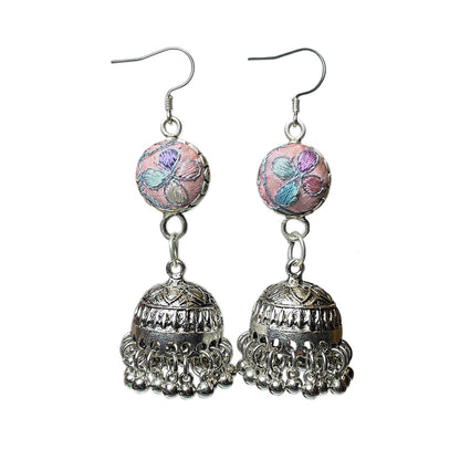 Miao Ethnic Hand-Embroidered,Bell for luck ,Earrings/H25