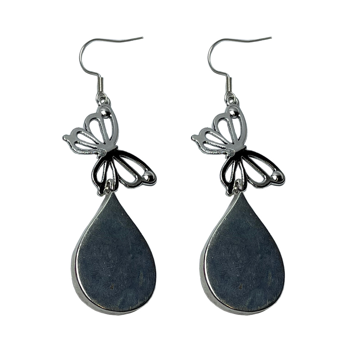 Miao Ethnic Hand-Embroidered, WaterDroplet for health, Earrings/A2